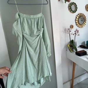 Backless Mini Sundress ( Teal )